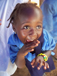 Young Liberian girl
